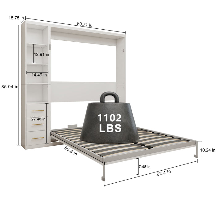 Multifunctional Vertical Murphy Wall Bed Home Essentials