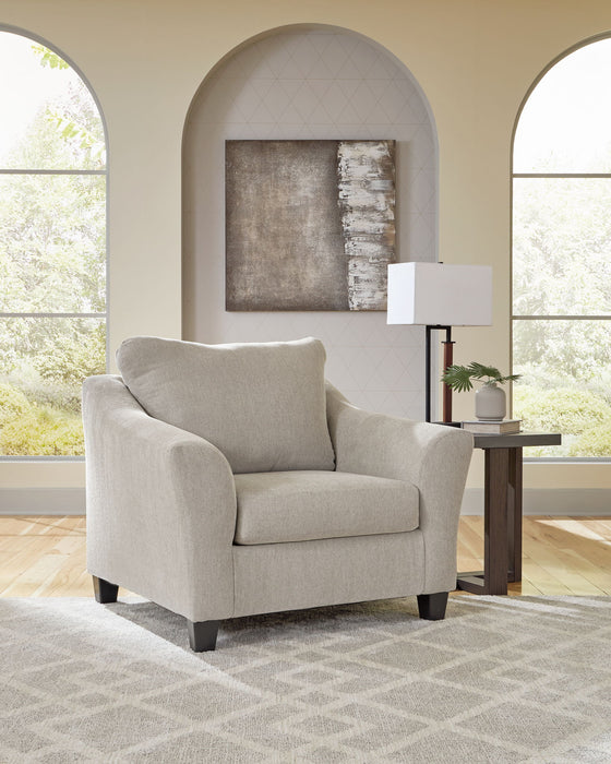 Willarae - 2 Pc. - Chair And A Half, Ottoman - Taupe Benchcraft®