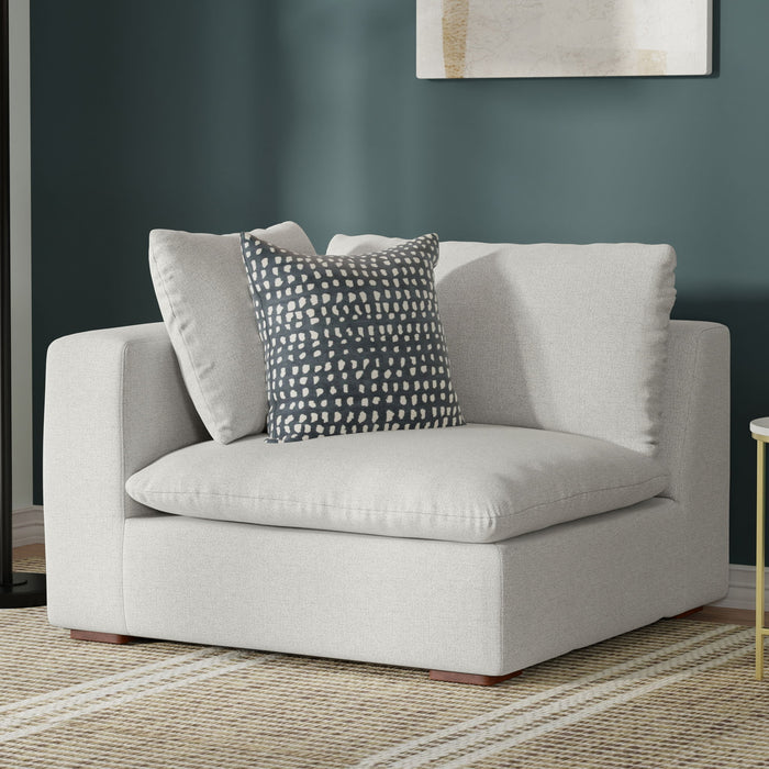 Jasmine - Left Arm Sofa Module - Gray Simpli-Home