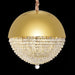 Michael Amini Lighting - Eclipse LED Crystal And Metal Chandelier - Gold Michael Amini