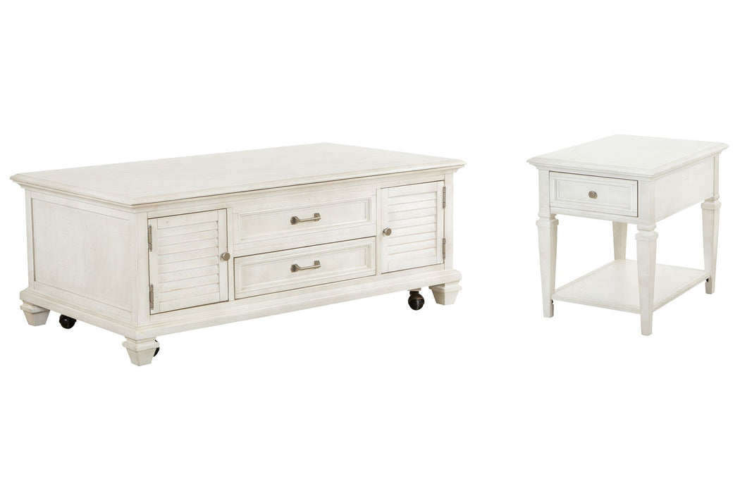 Newport - Lift Top Storage Cocktail Table Set Magnussen Furniture