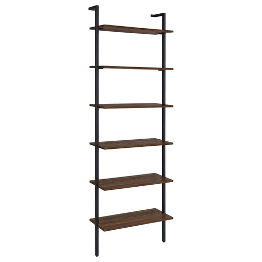Christy - Owens - 6 Shelf Wall Bookshelf - Walnut Furniture Max