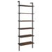 Christy - Owens - 6 Shelf Wall Bookshelf - Walnut Furniture Max