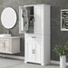 Bathroom Storage Cabinet With Doors And Drawer, Adjustable Shelf Hearth and Haven
