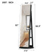 Swivel Jewelry Cabinet With Full Length Mirror Daily Nest