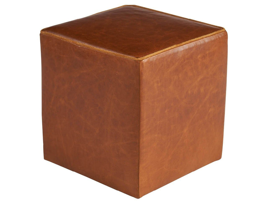 Gemma - Square Ottoman, Special Order - Light Brown