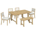 6 Piece Kitchen & Dining Room Furniture Hearth and Haven