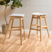 Modern Bar Stool Set With Upholstered Seating Noble House