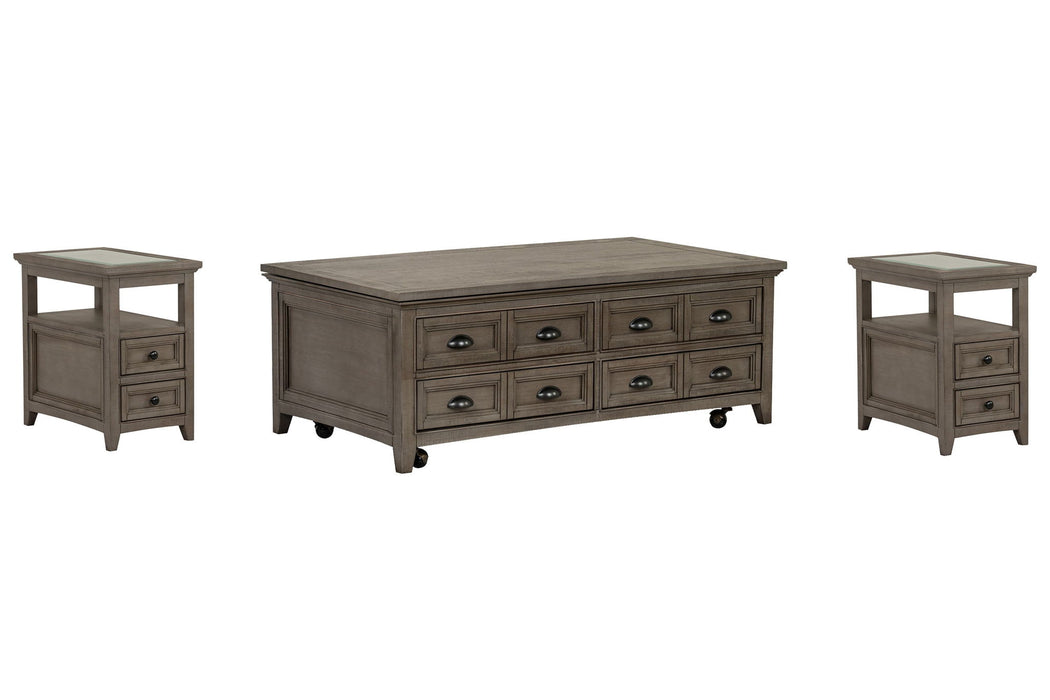 Paxton Place - Lift Top Storage Caster Cocktail Table Set Magnussen Furniture