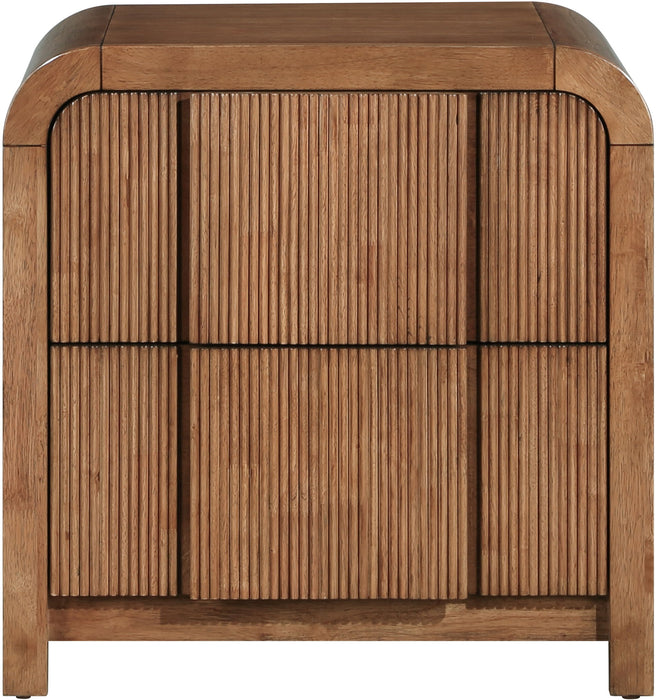 Fluted - Night Stand Meridian Furniture