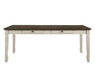 Fedele - Dining Table - Weathered Oak & Cream ACME