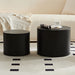 Handcrafted Nested Table Set, 2 Pieces Home Essentials