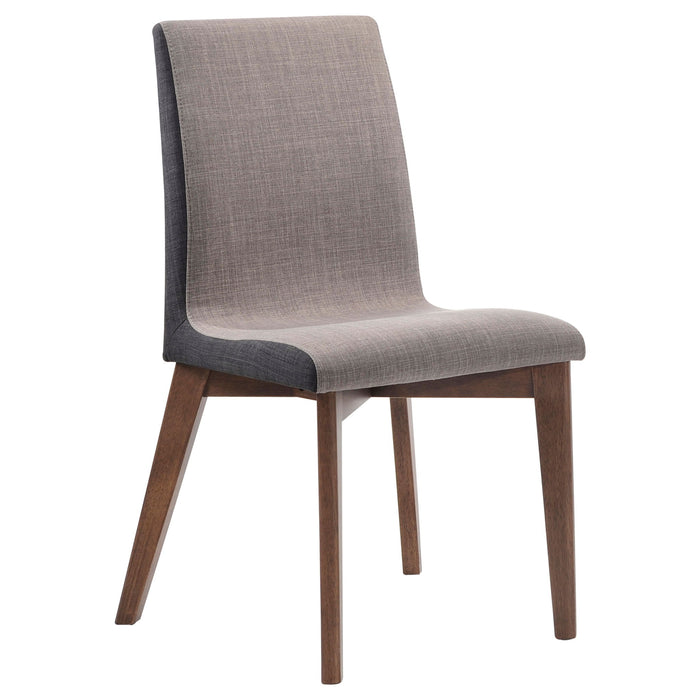 Upholstered Side Chairs (Set of 2) - Gray Furniture Max