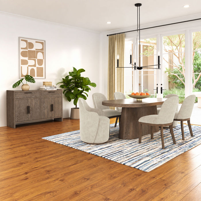 Cocoa - Swivel Barrel Chair With 360° Rotation - Ivory Bernards Furniture
