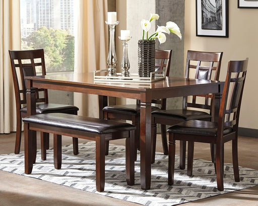 Bennox - Dining Room Table Set (Set of 6) - Brown Signature Design by Ashley®