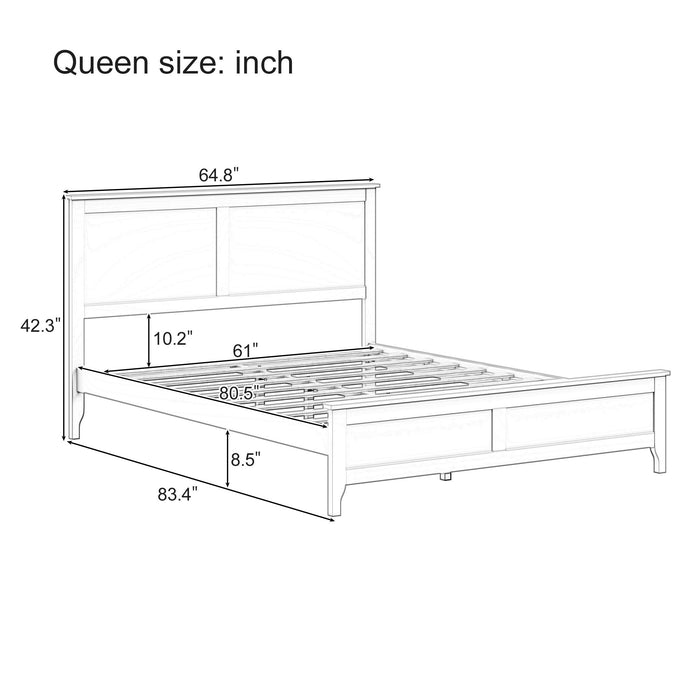 Modern Platform Bed Hearth and Haven