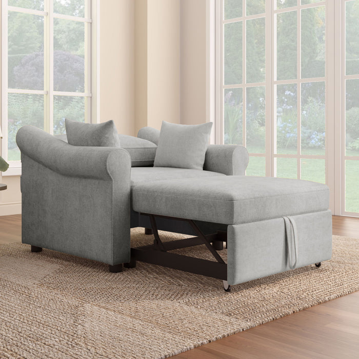 Convertible Sleeper Chair With Adjustable Backrest Hearth and Haven