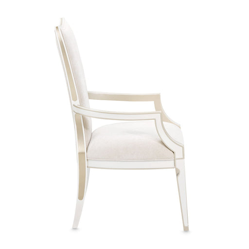 La Marisia - Dining Arm Chair (Set of 2) - Tranquil / Creamy Pearl Michael Amini