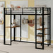 Bunk Bed With L-Shaped Desk And Dual Side Stairs Home Essentials