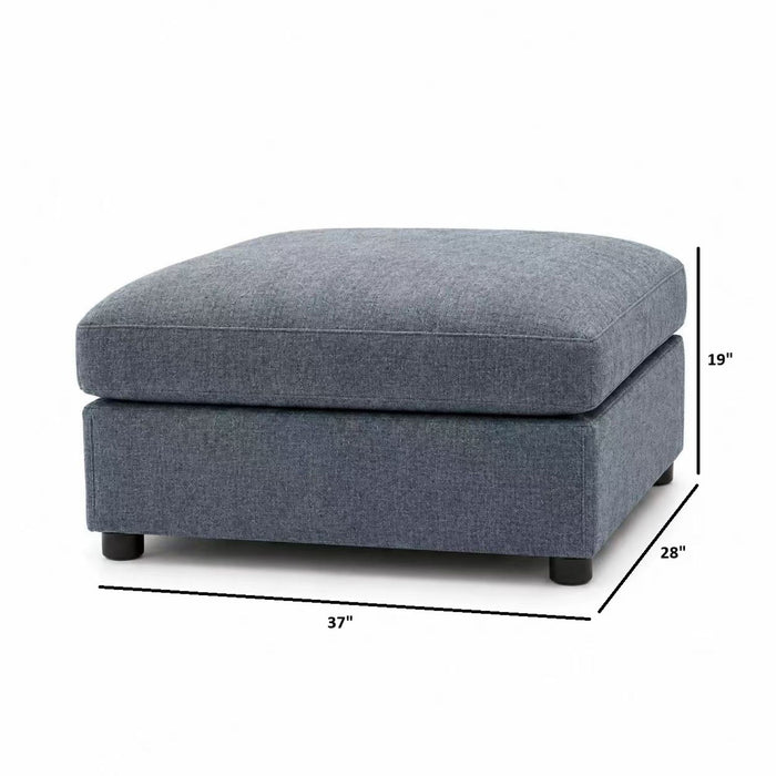 Ottoman With Durable Upholstery For Versatile Use Home Essentials