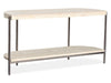 Jennings - Demilune Sofa Table - Edgecomb Gray And Weathered Antique Nickel Magnussen Furniture