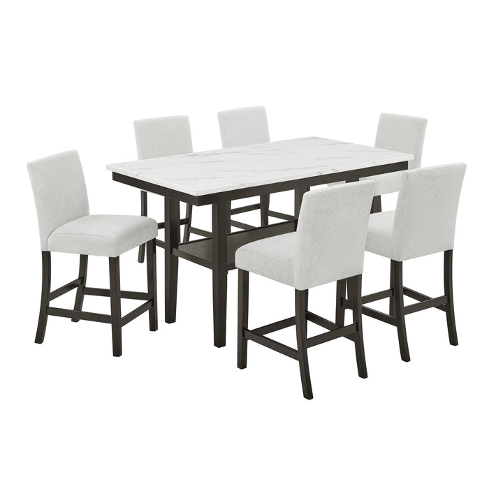 Carissa - Rectangle Counter Dining Set New Classic