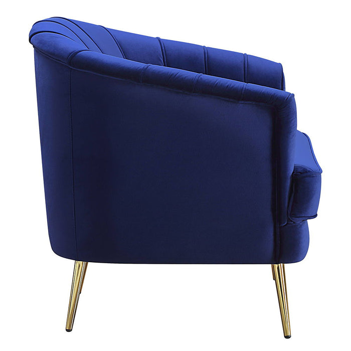 Eivor - Chair - Blue Velvet ACME