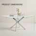 Modern Rectangular Table For Dining Room Home Essentials