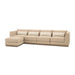 Portrait - 5-Piece Sectional - Toffee / Sienna Brown Michael Amini