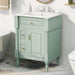 Freestanding Bathroom Vanity With Sink, Adjustable Shelf & Flip Drawer Hearth and Haven