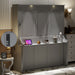 Murphy Bed With Desk, LED Lights And USB Charging Station Dreamland