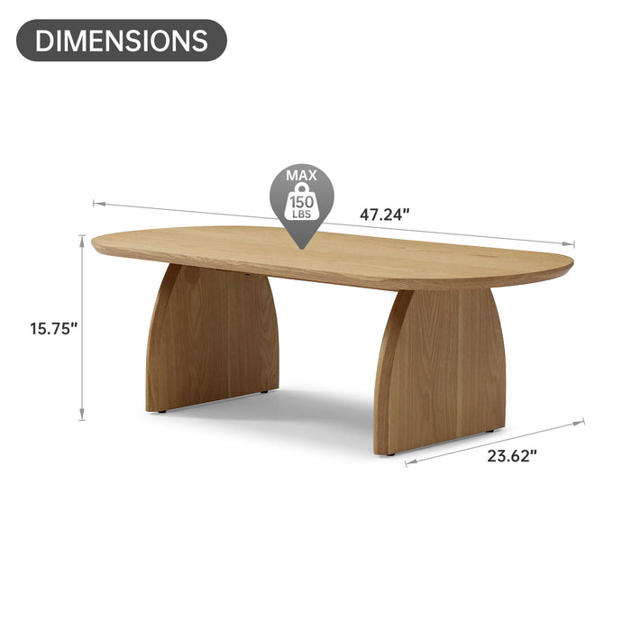 Oval Coffee Table For Living Room Home Essentials