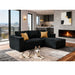 L - Shape Full Compressed Upholstered Sectional Home Essentials