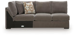 Larson Levee - LAF Armless Loveseat With Wedge - Espresso Signature Design by Ashley®