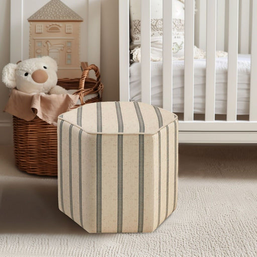 Accent Ottoman Printed Stripe JLA
