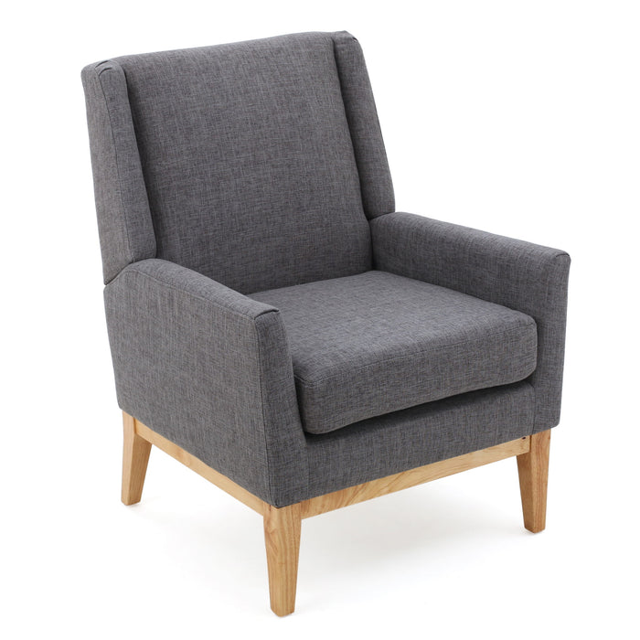 Modern Accent Chair With Padded Cushion Seat