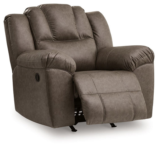 Lowilla - Rocker Recliner - Driftwood Signature Design by Ashley®
