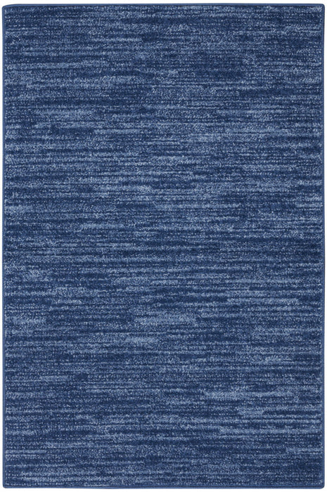 2' X 4' Non Skid Indoor / Outdoor Runner Rug - Navy Blue