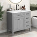 Modern Bathroom Vanity With Sink, Freestanding With Drawers And Doors Hearth and Haven