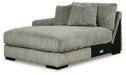 Lindyn - LAF Corner Chaise - Fog Signature Design by Ashley®