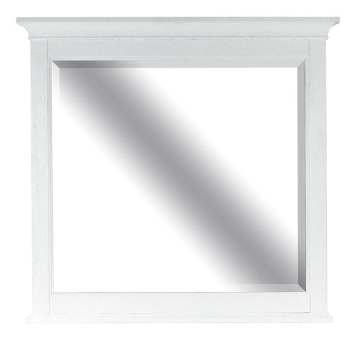 Heron Cove - Landscape Mirror - Chalk White Magnussen Furniture