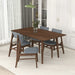 Mary - Modern Style Rectangular Dining Kitchen Table Ashcroft Furniture