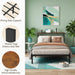 Platform Bed Frame With Charging Station & Headboard Shelves Home Essentials
