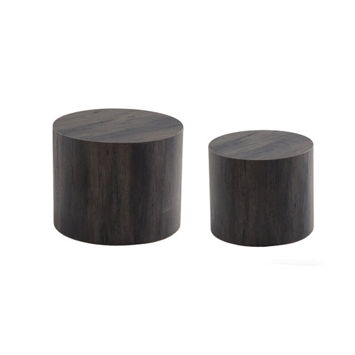 Modern Round Nesting Coffee Table (Set of 2) Home Essentials