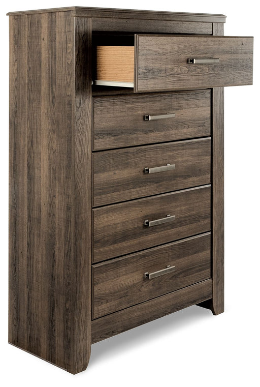 Juararo - Five Drawer Chest - Dark Brown Signature Design by Ashley®