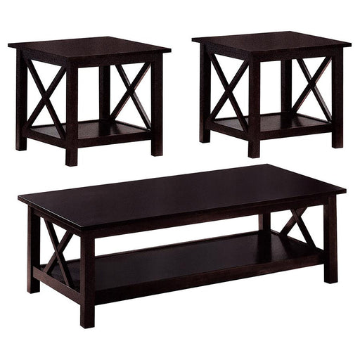 Merlot 3 Piece Occasional Set - Brown Furniture Max