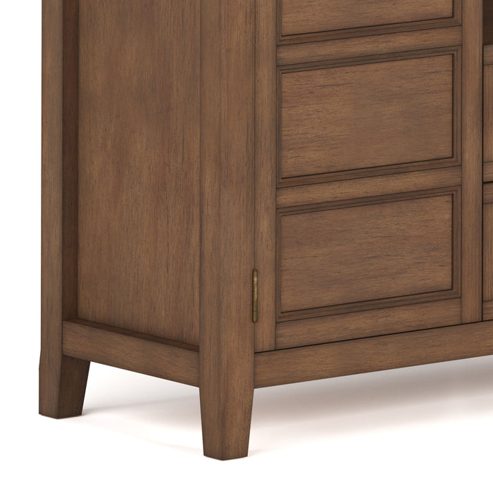 Burlington - Handcrafted Tall TV Media Stand Simpli-Home