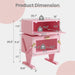 Robot LED Nightstand With 360° Rotating Drawer Home Essentials