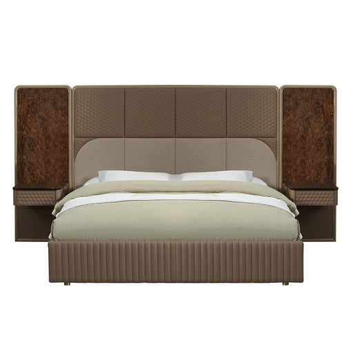 Marcelino - Eastern King Bed - Brown & Beige ACME