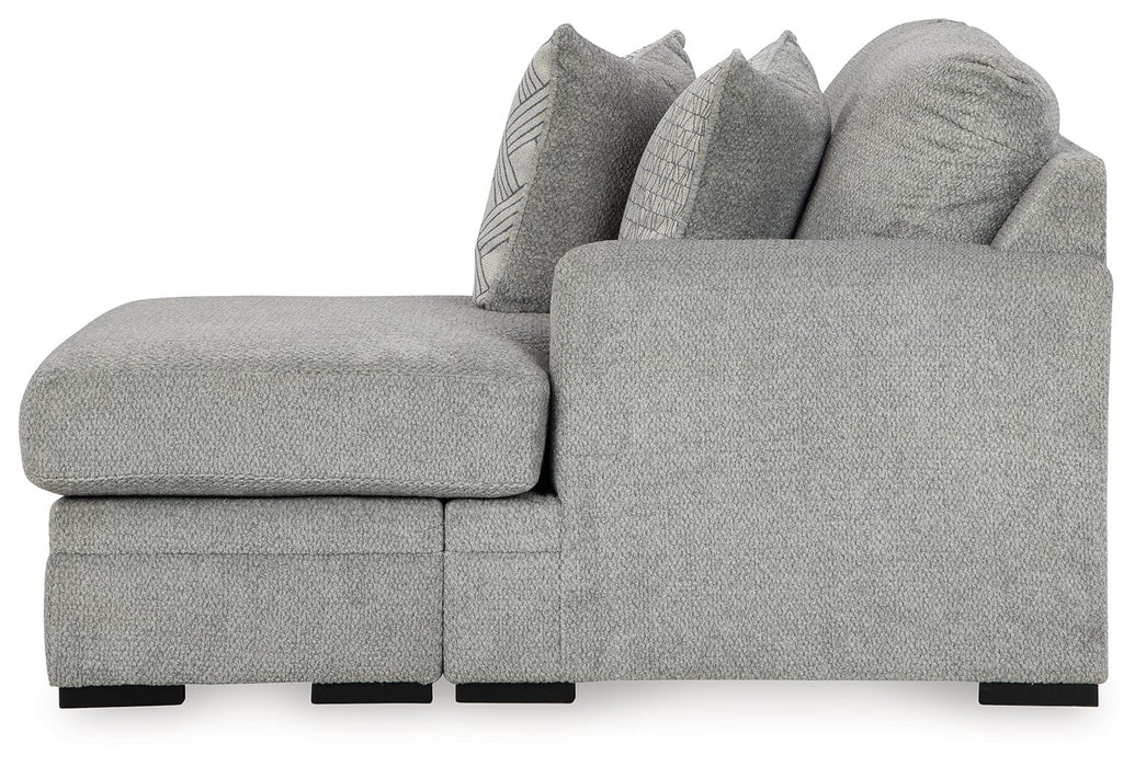 Casselbury - Raf Sofa Chaise - Cement Signature Design by Ashley®